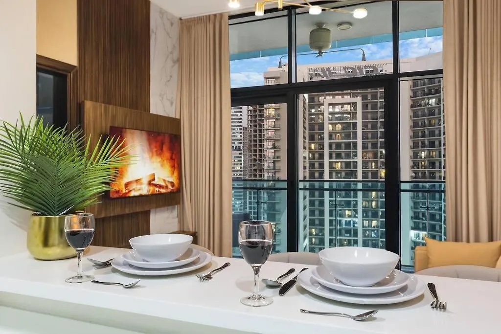 First Class 1Br Breathtaking Skyline View Dubai United Arab Emirates